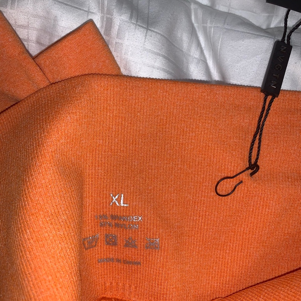 NVGTN Sunset Orange leggings